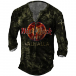 Vintage imitatsiooniga puuvillane Hard Rock T-s&auml;rk 3D jalgratturi pikkade varrukatega t-s&auml;rk Suurem&otilde;&otilde;tmeline mootorratta topid T-s&auml;rk Meeste punkar t&auml;navar&otilde;ivad XL