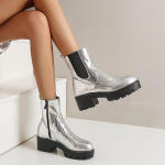 Naiste talvekingad Poolsaapad K&otilde;rged kontsad Platvormiga ratsasaapad Seksikad &uuml;mmargused kingad Martin Shoes Plus suurus 35-43 41 h&otilde;be