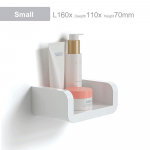 Riiul Hoiu Korraldaja PVC Veekindel ilma Puurimiseta vidinad K&ouml;&ouml;k Vannituba Seinale paigaldatav du&scaron;iriiul Kodukaunistuse t&auml;iustamine S