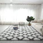 Kohev suur vaip Kaasaegne elutuba, pikk karvane salongivaip kohev pl&uuml;&uuml;sis vaibad Voodivaibad Laste voodi alla jalamatid 200x250cm/78.7x98.4inch gray