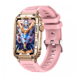 LOKMAT Sport Fitnessi nutikell 1,57-tolline t&auml;ispuuteekraaniga nutikellad Vastupidav k&auml;ekell pulsikell Android iOS-ile must