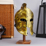 Keskaegne soomuskuningas Leonidas Kreeka Sparta Rooma kiiver, Sparta Legionsi kiiver, Halloweeni kost&uuml;&uuml;m kodukaunistuseks