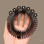 Plastikust t&auml;isringi veniv painduv kamm-hammaspeapael Juukser&otilde;ngas-klambriga juuksepael n&auml;opesuks Fikseeritud juuste aksessuaarid