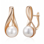 Kinel Pearl Drop k&otilde;rvar&otilde;ngad naistele Roosa kullav&auml;rvi pruudi pulmade elegantsed ehted m&auml;lestusp&auml;eva kingitus roosa kuldne v&auml;rv