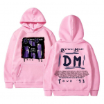 Piiratud Briti b&auml;ndi Depeche Cool Mode Memento Mori Tour 2023 Kahepoolse tr&uuml;kiga kapuuts, Unisex Oversized Rock Vintage dressipluus 2XL