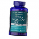 Naiste multivitamiin 50+, Ultra Woman 50 Plus multivitamiin, Puritan's Pride 60 kapslid (36367127) 120caplets