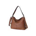 Pehme, ehtsast nahast &otilde;lakott Naiste k&auml;ekott vabaaja naiste ristkehaga kott, suur igap&auml;evane k&auml;ekoti kott 33cm*10cm*26cm pruun