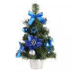 1 tk V&auml;ike kunstlik j&otilde;ulupuu t&ouml;&ouml;laua ornament J&otilde;ulude kodufestivali sisekujundus J&otilde;ulukinke peotarbed, kaunistus 30cm