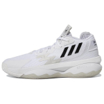 adidas Dame 8 Admit One - Pilvevalge Meeste Tennised Core-Black Grey-One GY6462 46⅔