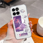 &Uuml;mbris For Honor X6a X7a X8a Y6S 9S 9X Pro 20S 20 50 lite tagakaas Luksuslik Astronaut Girl Pehme Silikoonist L&auml;bipaistev Matt P&otilde;rutuskindel Honori Kaitseraua jaoks Honor 10i