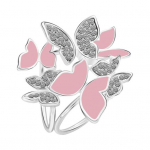 Naiste liblikate kobar, kivist ringid salliklambrid, kristallist pulmaprossin&otilde;el kuldne