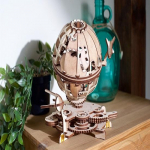 Globe Vintage kontorisisustuskollektsioon &ndash; puidust loominguline &otilde;petlik pusle, ise kokkupandavad mehaanilised 3D-mudelikomplektid ehitamiseks