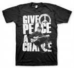 John Lennon The Beatles Peace Strumming Unisex T-s&auml;rk S
