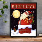 DIY teemantmaaling multifilm J&otilde;uluvana ristpistes komplekt Mosaiikkunst Teemantmaal T&auml;isringi/ruudukujuline teemant Kodukaunistus Round 30x40cm