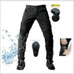 VOLERO+ Rohelised veekindlad mootorrattateksad+Mootorrattas&otilde;idup&uuml;ksid Mitmikkotiga t&ouml;&ouml;riided V&otilde;idus&otilde;idu p&uuml;ksid meestele ja naistele 4XL must