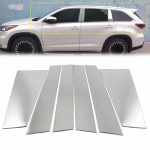 Autoukse akna samba samba postikatte viimistlus kroomitud kujundusega Toyota Highlander Kluger 2014 2015 2016 2017 2018 2019