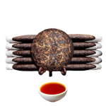 Pu'er teekook keedetud tee kook klassi pitser Golden Bud Cake Palace Puerh tee 357g