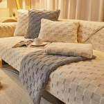 Palus diivanmatt Winter Nordic libisemiskindel istmepadi seljatoe kate Moodne ja minimalistlik talvine nahast diivanikatte riie 70*70cm