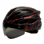 Kiiver maanteeratta turvam&uuml;ts A Black Red