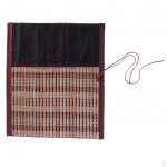 1 Piece Chinese Bamboo Writing Brushes Roll bag rack Case Calligraphy Supply