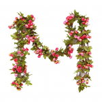 220 cm v&otilde;ltslilleviinapuud ei n&auml;rtsi Dekoratiivsed kunstroosililled Viinapuu DIY Pulmap&auml;rjatarvikud igap&auml;evaeluks roosa punane v&auml;rv