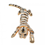 Vintage rhinestones tiigri &otilde;lakaunistusega pross naistele peo ehete tarvikud