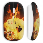 Souris sans fil Poker fire