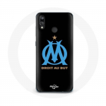 Huawei P20 Lite &uuml;mbris Marseille ol&uuml;mpialogo mustal taustal