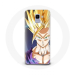 &Uuml;mbris Samsung Galaxy A8 2018 Dragon Ball Manga Goku Angry Face jaoks