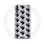 Huawei p20 mustade s&uuml;damete taustaga &uuml;mbris