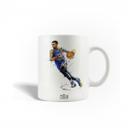 Mug en C&eacute;ramique NBA Stephen Curry Fanart Joueur de basketball