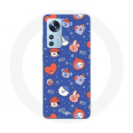&Uuml;mbris Xiaomi Mi 12 / 12X BTS Bangtan Sonyeondan BT21 Christmas 2023 jaoks
