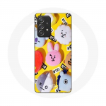 Coque pour Samsung Galaxy A33 5G BTS Bangtan Sonyeondan BT21 Tata Chimmy Cooky Rj Shooky Koya Mang Et Van