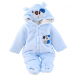 Beebi kombinesooni koomiksidisain Hoia soojas armas beebit&uuml;druk poisile talvep&uuml;ksid beebitarbed 59cm roosa