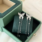 Liquid Butterfly K&otilde;rvar&otilde;ngas Helmes H&otilde;bedased Tutid K&otilde;rvar&otilde;ngad Naistele Ehted Aksessuaarid