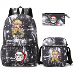 Anime Demon Slayer seljakott Sharingan teismelistele &otilde;pilaste koolikott poiss t&uuml;druk tagasi kooli Uzumaki suure mahutavusega multifilmi kotid