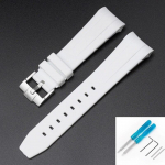 Kummirihm Blancpain x Swatchi &uuml;hiskaubam&auml;rgiga roostevabast terasest pandlaga, 22 mm kumer ots, mehed, naised, kellapael, kruvid 22mm