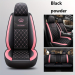 5 autoistme katte komplekt t&auml;ispakett autoistme padi PU nahast autoistme kate Universaalne autoistme katte t&auml;iskomplekt, mis &uuml;hildub viieistmeliste mudelitega Five Full Set roosa