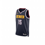 Nike NBA Denver Nuggets Nikola Jokic Icon Edition Swingman S&auml;rk Tume Sinine Unisex Streetwear DN2003-419 M