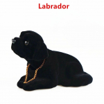 Auto armatuurlaud raputav koer Autokaunistused Noogutav koer Tupsupea koeranukk Loov kiikpeaga koeram&auml;nguasi kuldketiga Labrador