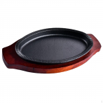 Malmist praadplaat Fajita Pan Vastupidav vaagen Jaapani ovaalse kujuga panniserver jaoks M