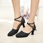 Naiste Ballroom Tango Ladina tantsukingad Litrid Kingad Sotsiaalsed tantsujalatsid 36 must