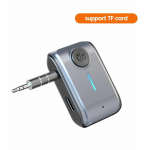 Bluetooth 5.3 vastuv&otilde;tja adapter 3,5 mm AUX pistikupesad auto k&otilde;larite jaoks A2DP juhtmeta heli muusika vastuv&otilde;tja pter tugi TF kaardi auto k&auml;ed vabad W2 Support TF Card
