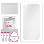 apgo Ultra Clear Protective Skin Sticker for the back compatible with Apple iPhone 6, Wrap Film, Hydrogel Film, Flexible, Soft TPU with positioning la