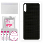 apgo Protective Skin Sticker for the back compatible with Huawei Enjoy 10 10e, Wrap Film, Foil, Vinyl - Pattern Matrix