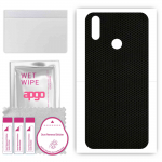 apgo Protective Skin Sticker for the back compatible with Realme 3, Wrap Film, Foil, Vinyl - Pattern Matrix