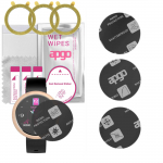 3x apgo MATTE Hybrid protective glass compatible with Forever SB-310 V2, flexible nano glass, great replacement for tempered glass, scratch-resistant,