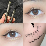 Small Silver Tube Eyeliner Black Berry Color Line Liquid Silkworm Shadow Pen for beginners
