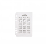 Plastikust kalendri- ja kirjatarbed M&auml;rkmiku sisemine paber S&uuml;learvuti lehitsemise eraldaja Indeksi jagaja r&otilde;ngask&ouml;itja A6