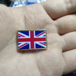 Briti lipuga prossi stiilis pross 2,5 * 1,5 cm tsingisulamiga kaetud PVC p&auml;ike ei looju kunagi #1